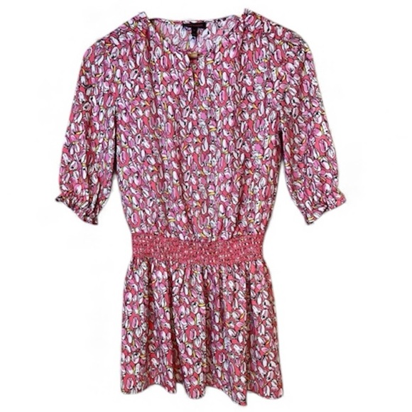 Juicy Couture Dresses & Skirts - Juicy Couture Pink Smocked Waist Mini Dress